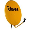 Dish 110cm Televes offset 41.5 dB steel Orange. Televes 7572