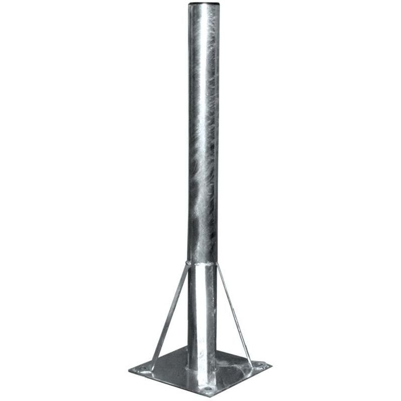 Soporte suelo de acero 100mm/1000 mm para antenas hasta 240 cm