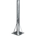 Soporte suelo de acero 100/1000 mm para antenas hasta 240 cm