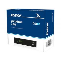 Edision Proton LED Récepteur satellite FTA DVB-S2