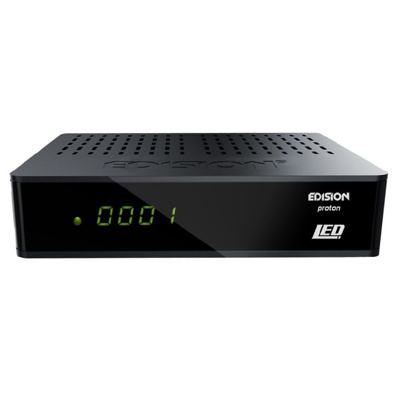 HDMI, péritel, USB 2.0, affichage LED Astra 19.2 préprogrammé noir EDISION Récepteur satellite Full HD HDTV DVB-S2 Proton LED 