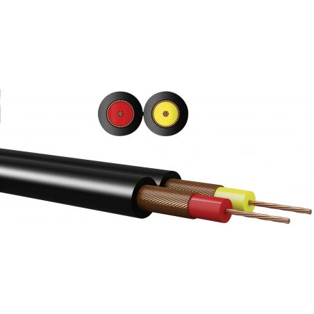 Cable de sonido estereo sin terminales 2 hilos x 0,14 mm 5m