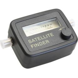 SatFinder de alta sensibilidad con señal por tono y cable