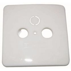 Triax AD23 Cover for outlet terminated EDS. Color pure white RAL 9013. Triax 302060