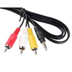Cable Jack 3.5mm to 3 RCA...