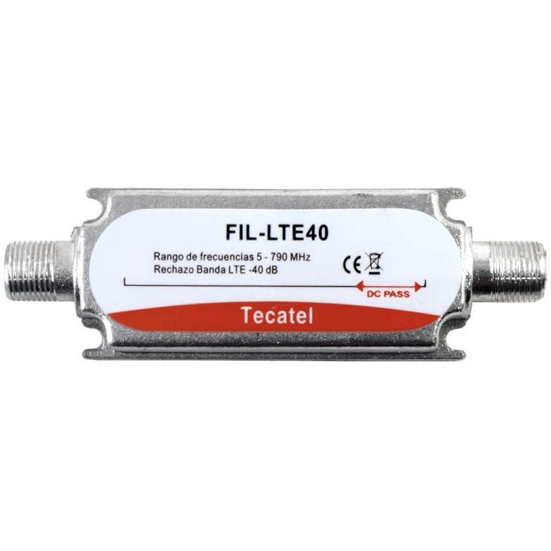 Filtro LTE/4G atenuación en C60 de 40dB Tecatel FIL-LTE40