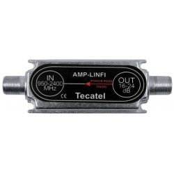 Amplificador de linea SAT Tecatel 24 dB 950-2400 Mhz