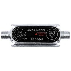 Amplificador de linea SAT/TDT Tecatel 20 dB 47-2400 Mhz