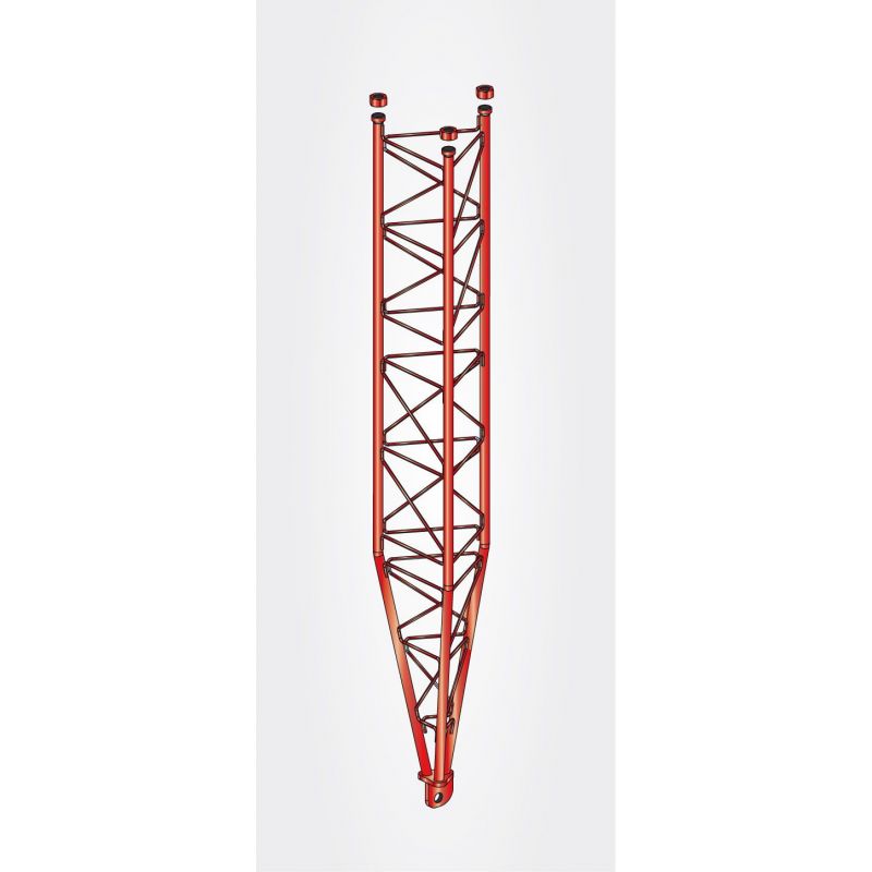 Lanço Inferior Reforçado Torre 450 Zinco+Vermelho 3m Televes