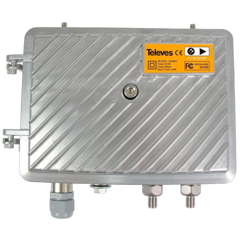 Outdoor optical receiver CATV OLC Televes without return channel Local. Televes 231220