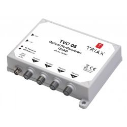 Triax TVC 06 Mini optic converter QUAD IF+TERR Triax 307641