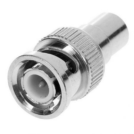 BNC male to RCA female connector