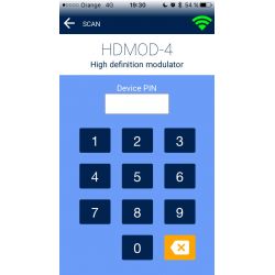 Modulador Lemco HDMOD-4 CODFM DVB-T HDMI 1080p con Bluetooth