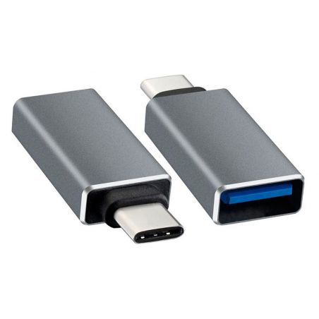 Adaptador Micro USB 3.1 C a USB 3.0 A Hembra