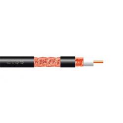 Cable coaxial cobre-cobre CXT negro PVC