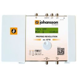 Johansson 6710 Profino Revolution 1 FM, 1 entrée DAB/VHF et 2 entrées UHF