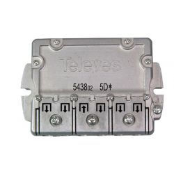 5-2400 MHz 5 Ways 9.5/12 dB Televes