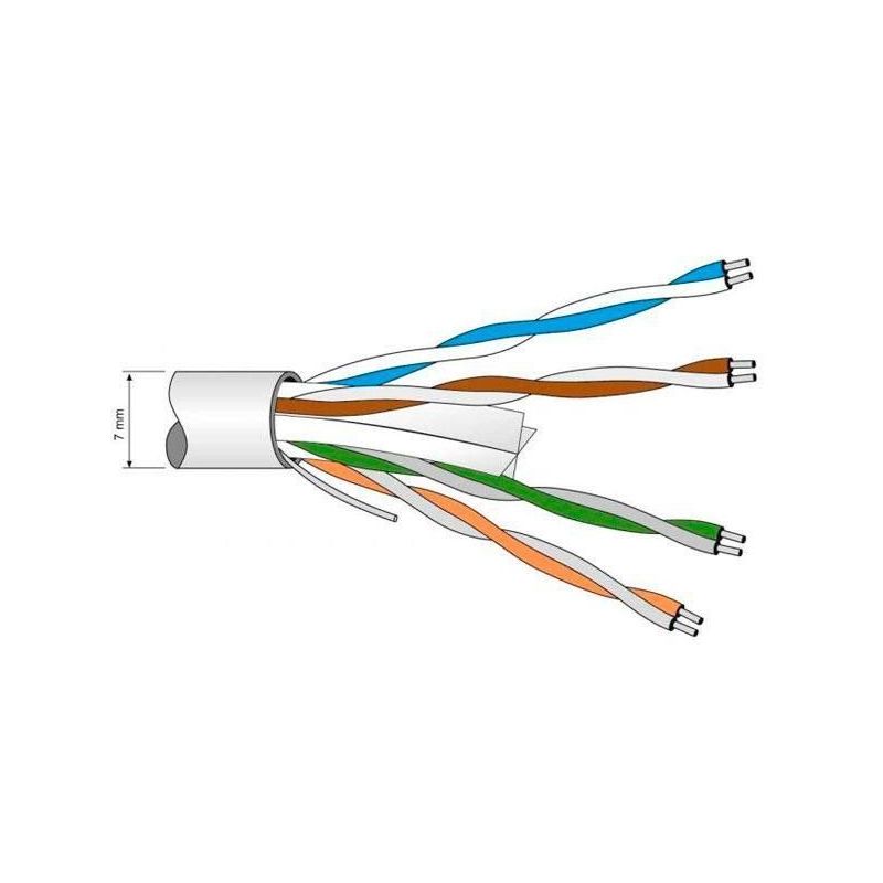 Cable de datos cat 6 utp para exteriores de 305m