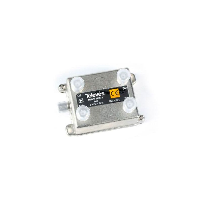 Dérivateur 5-1000 MHz F 4D 8 dB Intérieur Televes