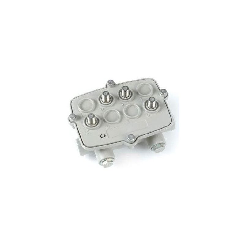 Derivador 5-1000 MHz conector F y 5/8 en Paso 2 salidas 35dB Exterior Televes