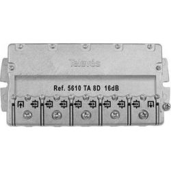 Derivador 5-2400 MHz connector EasyF 8 outputs 16dB type TA Televes