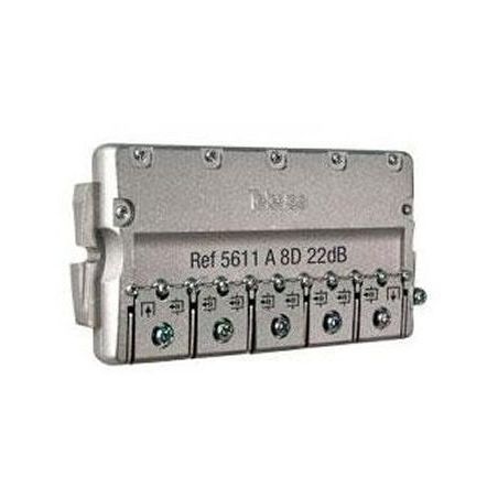 Derivador 5-2400 MHz connector EasyF 8 outputs 22dB type A Televes