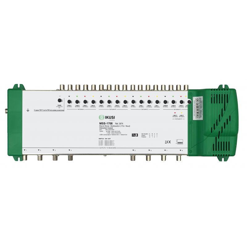 Multiswitch standalone 13 inputs 8 outputs