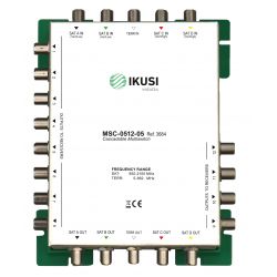 Ikusi MSC-0508-05 - Multiswitch cascadable 5 entrées 8 sorties -5dB