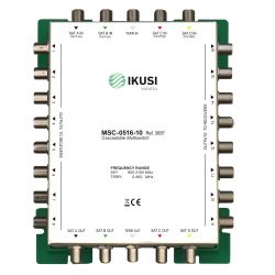Ikusi MSC-0508-05 - Multiswitch cascadable 5 entradas 8 salidas - 5dB