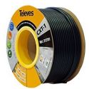 Cardboard coil 100m coaxial cable CXT-1 17VAtC.A Black Televes