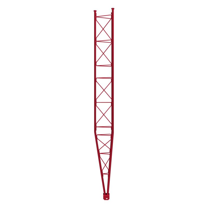 Tramo inferior basculante Zinc + Pintura Rojo 3m torreta serie 360 Televes