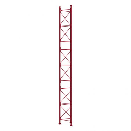 Estiramento Intermediário Zinco + Pintura Vermelho 3m torreta serie 360 Televes