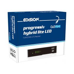Edision Progressiv Hybrid Lite Receptor terrestre e por cabo DVB-T2/C