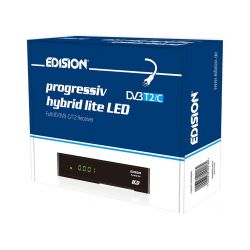 Edision Progressiv Hybrid Lite Receptor terrestre e por cabo DVB-T2/C