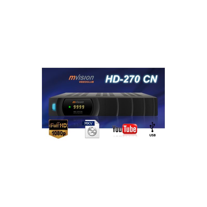 Receptor Combo HD SAT/TDT Mvision HD270CN PVR MKV Envio gratis