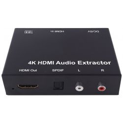 Extractor Áudio HDMI para RCA/SPDIF/HDMI