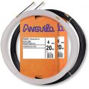 Attache-câble fixe nylon flexible 4mm Noir 20m Anguila