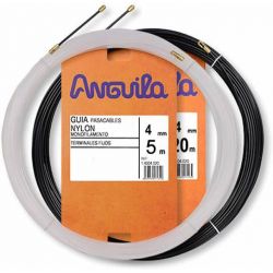 Attache-câble fixe nylon flexible 4mm Noir 5m Anguila