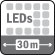 LED IR jusqu'à 30 m