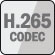 H.265/H.264/H.264B/H.264H/MJPEG (Subfluxo) / G.711a/G.711Mu/AAC/G.726